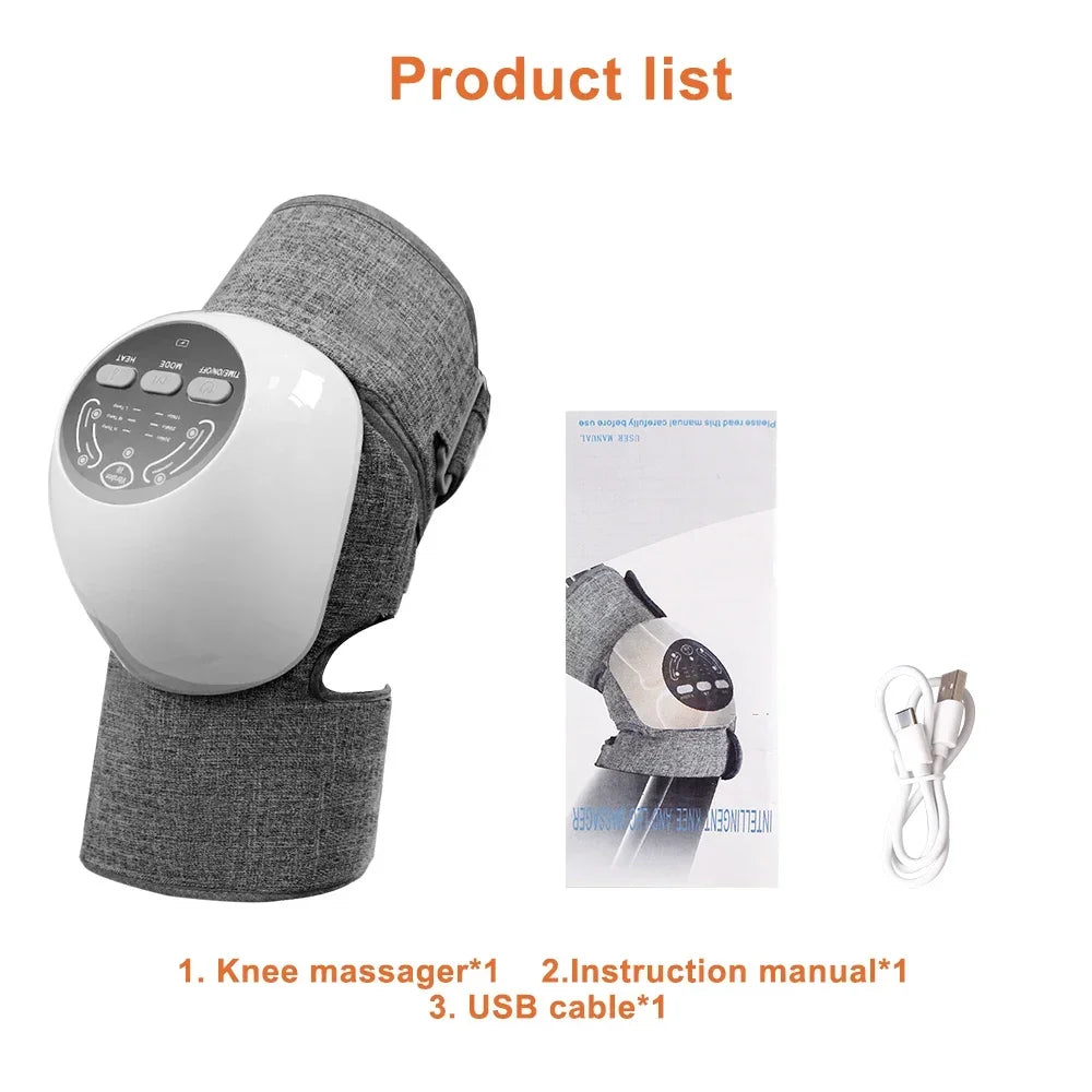 12 Mode Dual Channel Knee Massager for Relieving Fatigue Unblocking Tendons and Relaxing Muscles EMS Multifunctional Massager